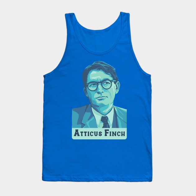 Atticus Finch Tank Top by Slightly Unhinged